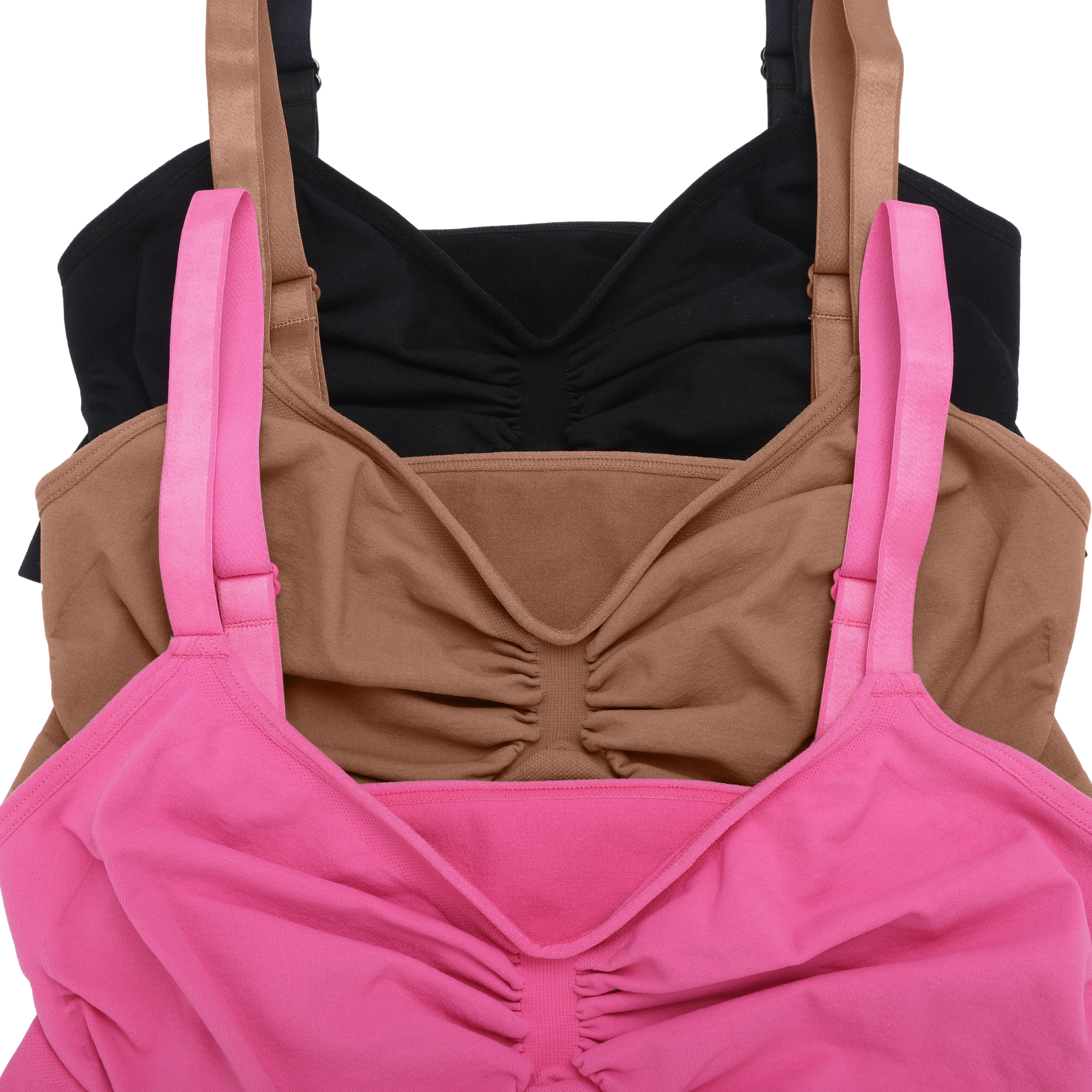 Coffee - Wireless Supportive Shaping Bra with Adjustable Straps