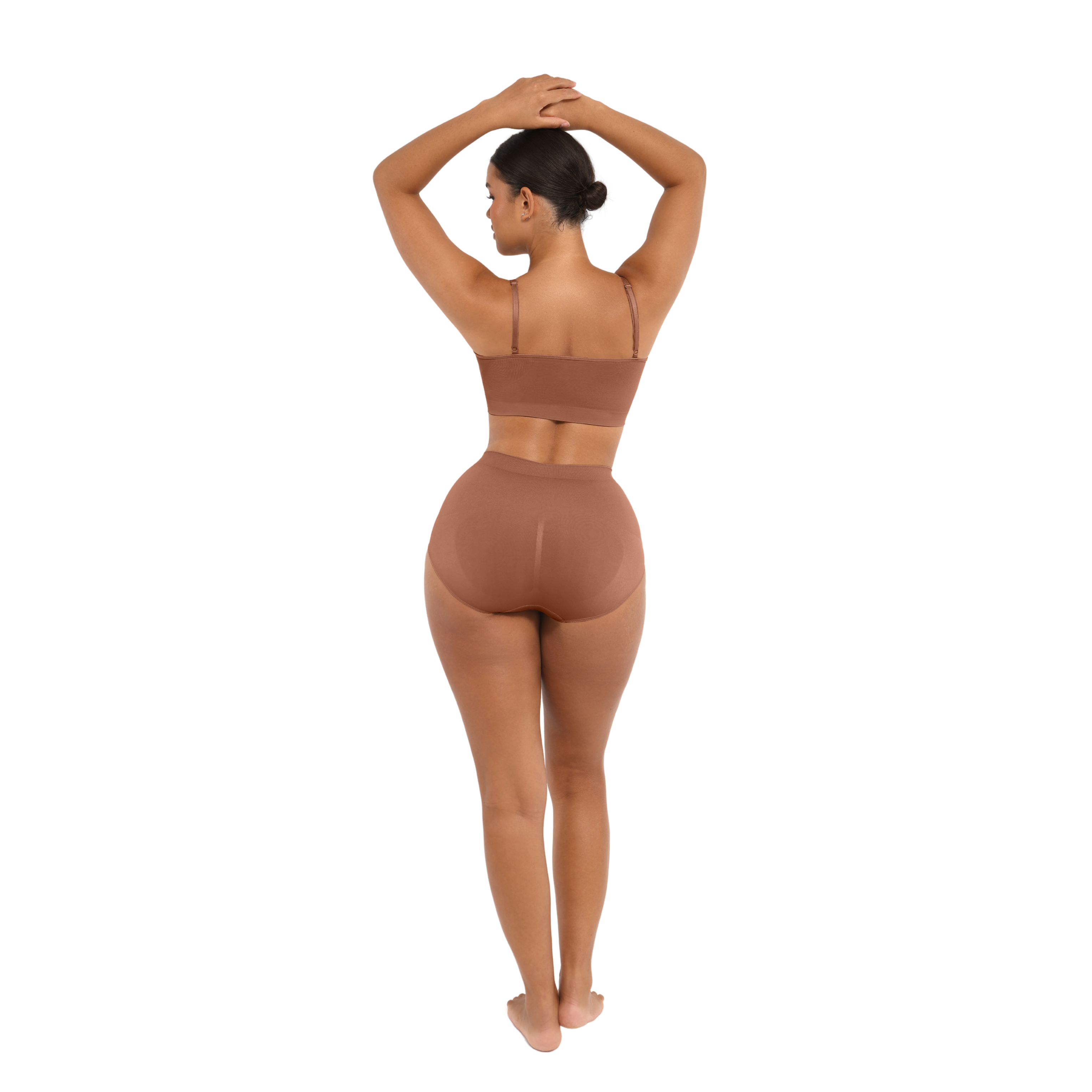 Coffee - Wireless Supportive Shaping Bra with Adjustable Straps