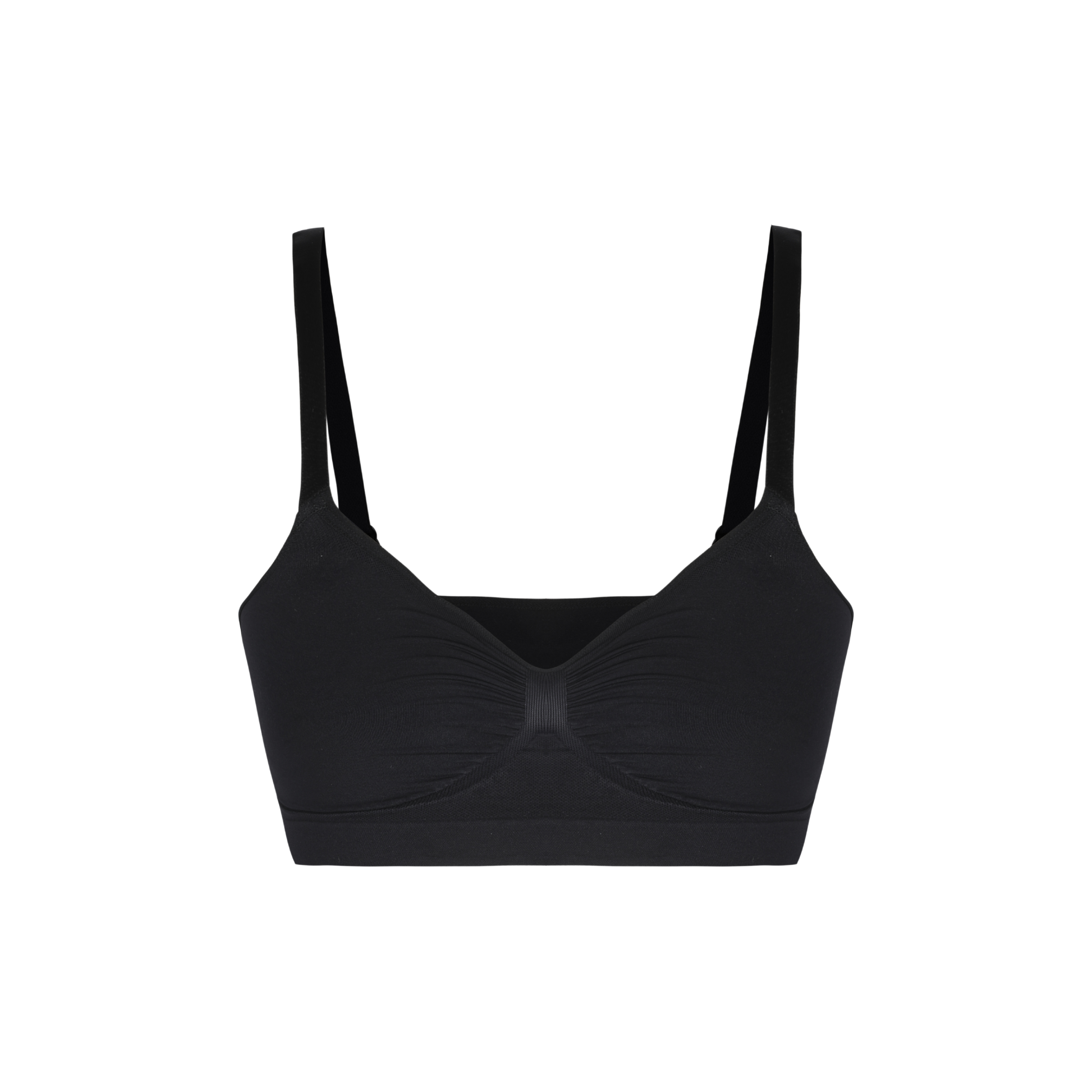 Noir - Wireless Supportive Shaping Bra with Adjustable Straps