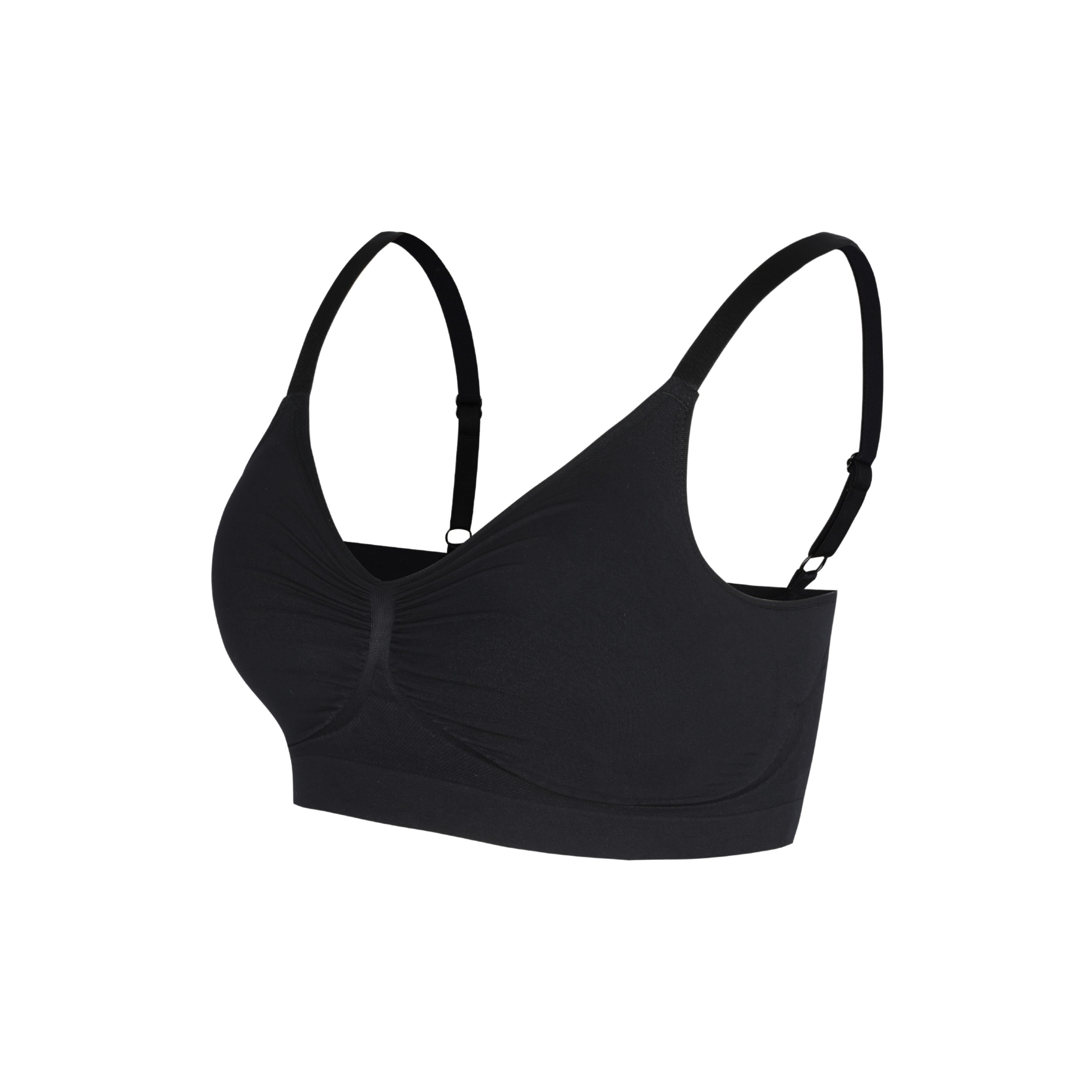 Noir - Wireless Supportive Shaping Bra with Adjustable Straps
