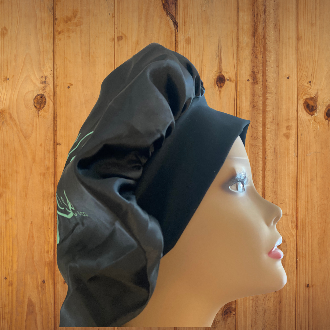 Elise Rose & Co Wide Ban Satin Bonnet