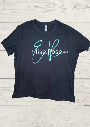 Elise Rose & Co Length Check T-Shirt